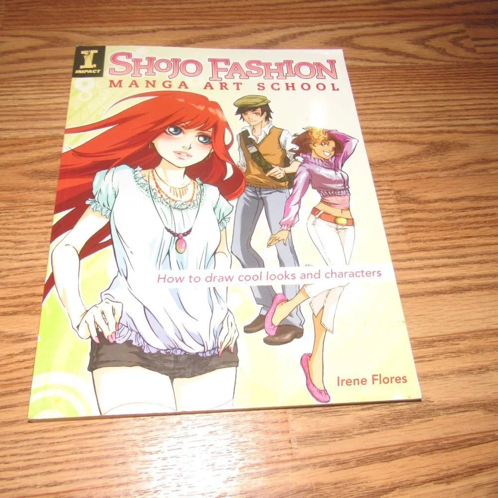 SHOJO FASHION Manga Art School by Irene Flores ~Manga Drawing Fashion Book